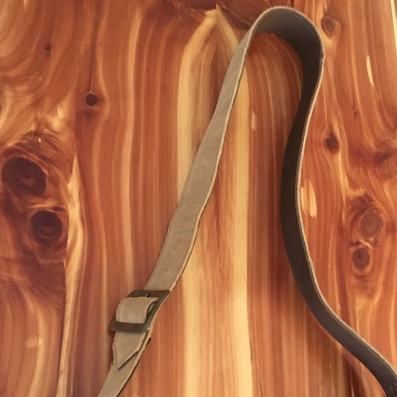 Minnetonka Camel Suede Fringe Mid-Size Crossbody Bag with Bronze Medallions - Picture 10 of 15